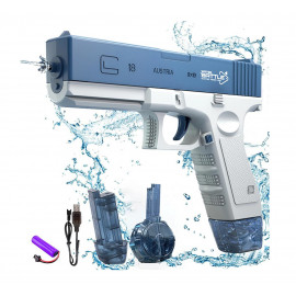 Automatická vodní pistole Glock se zásobníky modrá