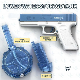 Automatická vodní pistole Glock se zásobníky modrá