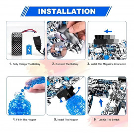 Automatická puška na gelové kuličky Danger