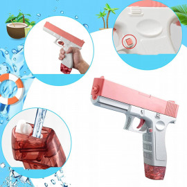 Automatická vodní pistole Splash se zásobníky růžová