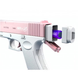 Automatická vodní pistole Splash se zásobníky růžová