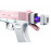 Automatická vodní pistole Spray se zásobníky růžová