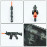 Automatická puška na gelové kuličky Stealth + 500 kuliček