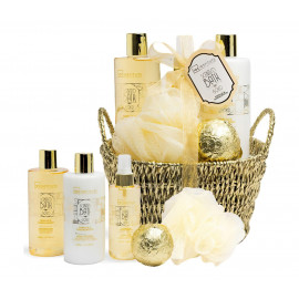 Luxusní dárkový koš pro ženy Gold relax 6v1