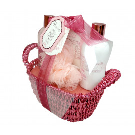 Dárkový koš pro ženy Bath Relaxation PINK 5v1