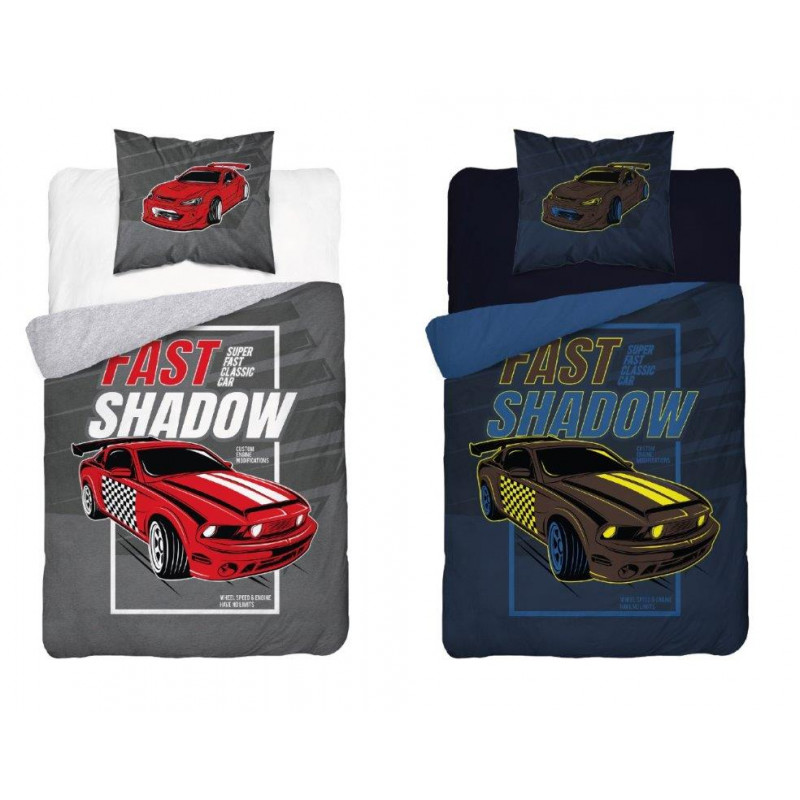 Dětské svítící povlečení Cars Fast Shadow 140x200 cm Dětské svítící povlečení Cars Fast Shadow 140x200 cm