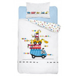 Dětské povlečení Stroje - modré 135x100 cm Dětské povlečení Stroje - modré 135x100 cm