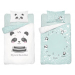Dětské bambusové povlečení My Little Panda 135x100cm
