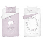 Dětské bambusové povlečení Jednorožec 135x100cm