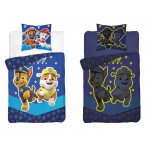 Dětské svítící povlečení Tlapková Patrola - modrá 140x200 cm Dětské svítící povlečení Tlapková Patrola - modrá 140x200 cm