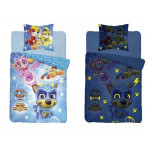 Dětské svítící povlečení Tlapková Patrola blue 140x200 cm
