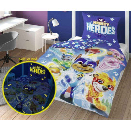 Dětské svítící povlečení Tlapková Patrola Chase 140x200 cm