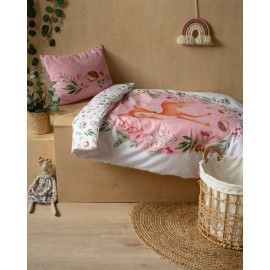 Dětské povlečení Srneček růžový 135x100 cm