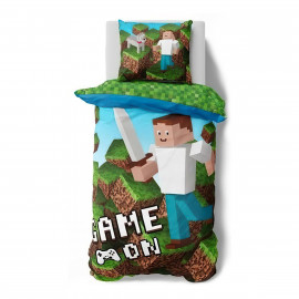 Dětské svítící povlečení Minecraft 140x200 cm Dětské svítící povlečení Minecraft 140x200 cm