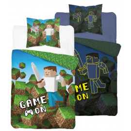 Dětské svítící povlečení Minecraft 140x200 cm Dětské svítící povlečení Minecraft 140x200 cm