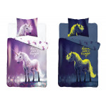 Dětské svítící povlečení Unicorn dreams 140x200 cm