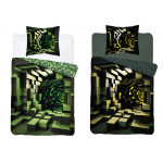 Dětské svítící povlečení Minecraft 3D 140x200 cm