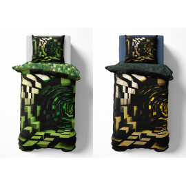 Dětské svítící povlečení Minecraft 3D 140x200 cm