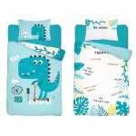 Dětské bambusové povlečení Cool dino 135x100cm