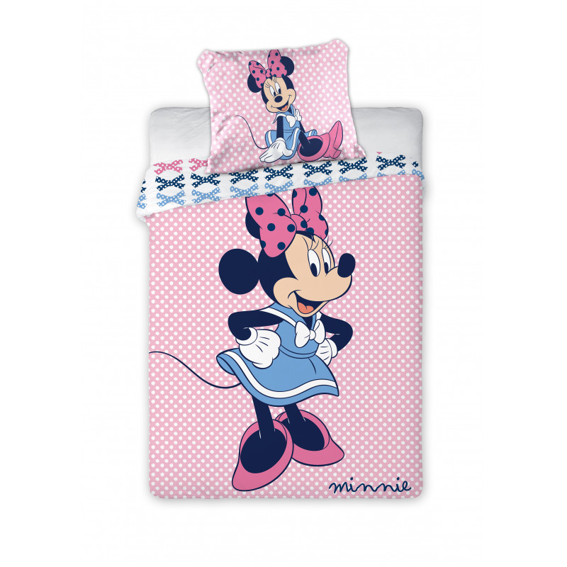 Dětské povlečení Minnie růžové 135x100 cm