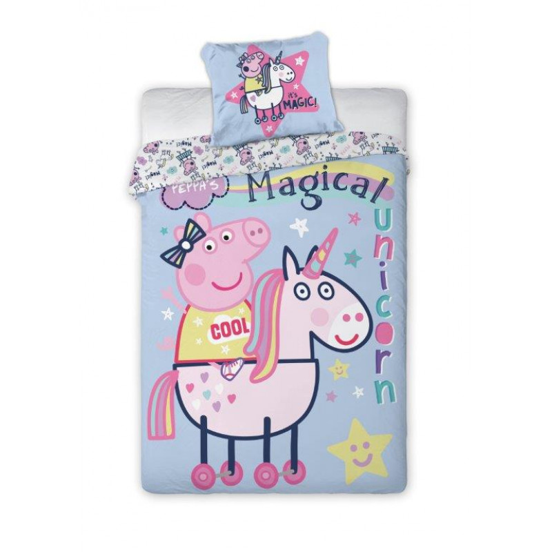 Dětské povlečení Prasátko Peppa 140x200 cm Dětské povlečení Prasátko Peppa 140x200 cm