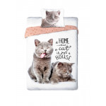 Dětské povlečení Kočičky 140x200 cm