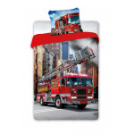 Dětské povlečení Hasičské auto 140x200 cm
