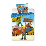 Dětské povlečení Bořek stavitel 135x100 cm