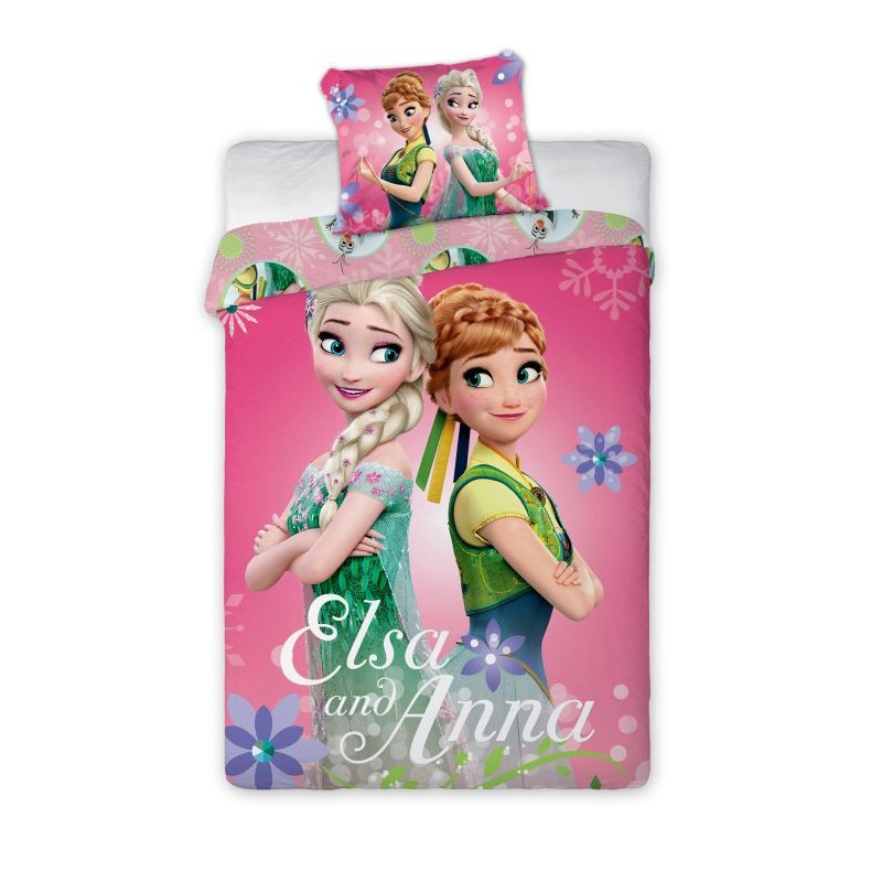 Dětské povlečení Anna a Elsa 140x200 cm
