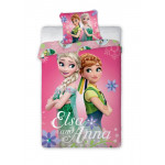 Dětské povlečení Anna a Elsa 140x200 cm