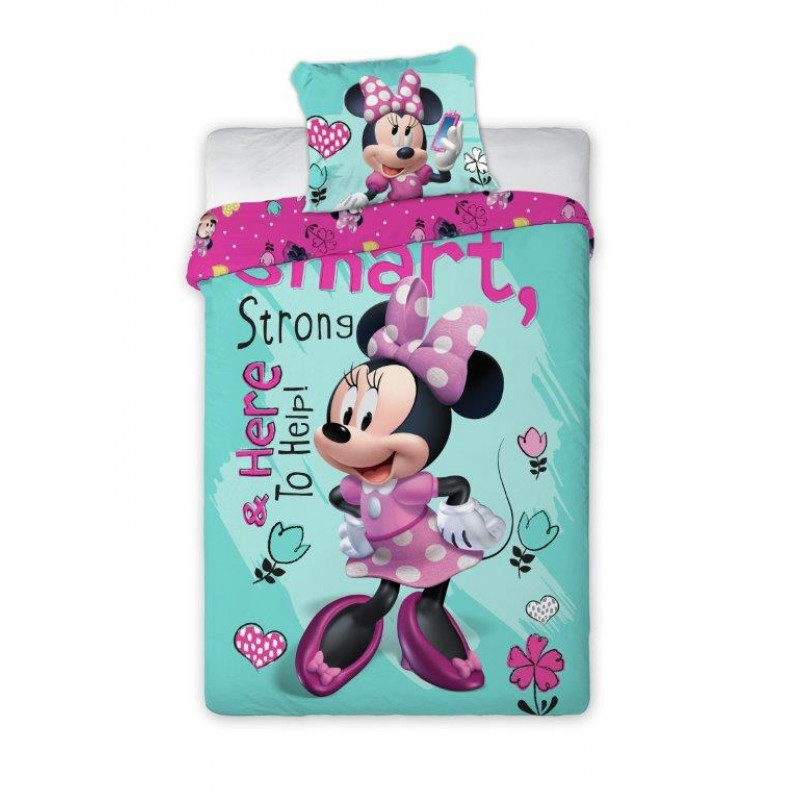 Dětské povlečení Minnie Smart 140x200 cm Dětské povlečení Minnie Smart 140x200 cm