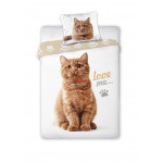 Dětské povlečení Kocour 140x200 cm