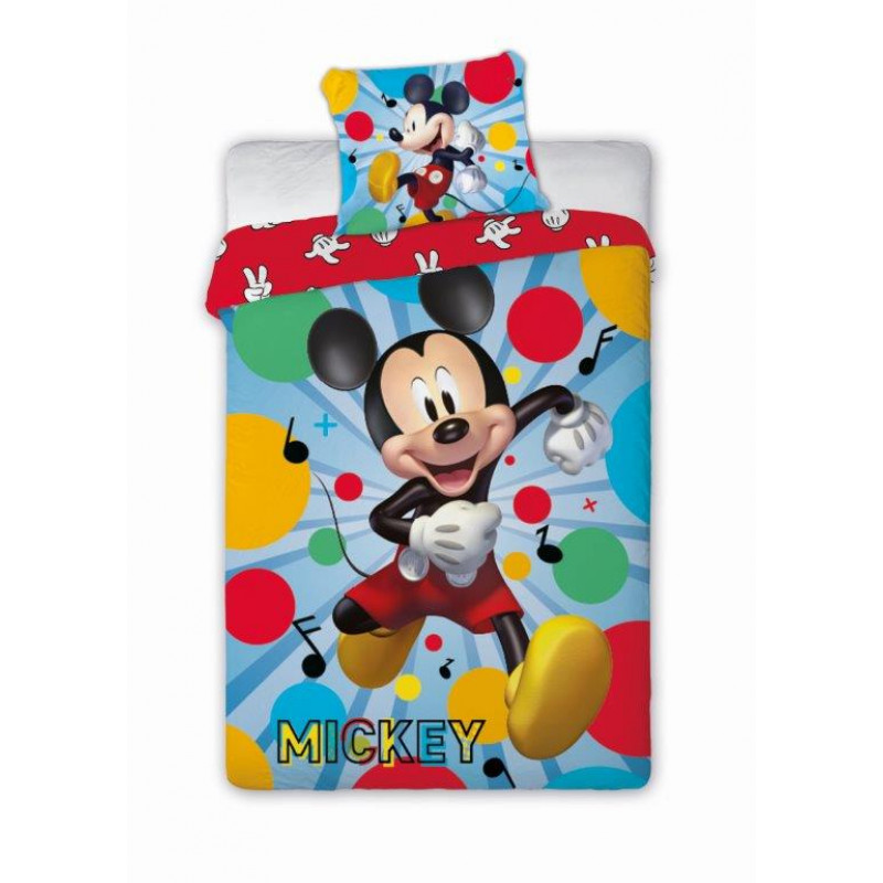 Dětské povlečení Myšák Mickey 140x200 cm Dětské povlečení Myšák Mickey 140x200 cm