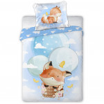 Dětské povlečení Liška 135x100 cm
