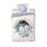 Dětské povlečení Tučňák 135x100 cm Dětské povlečení Tučňák 135x100 cm