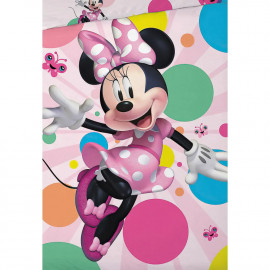 Dětské povlečení Myška Minnie s motýlky 140x200 cm
