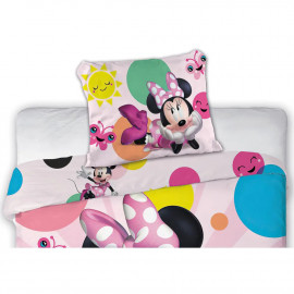 Dětské povlečení Myška Minnie s motýlky 140x200 cm