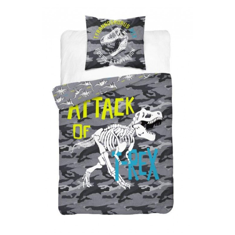 Dětské povlečení Dinosaurus T-Rex 140x200 cm Dětské povlečení Dinosaurus T-Rex 140x200 cm