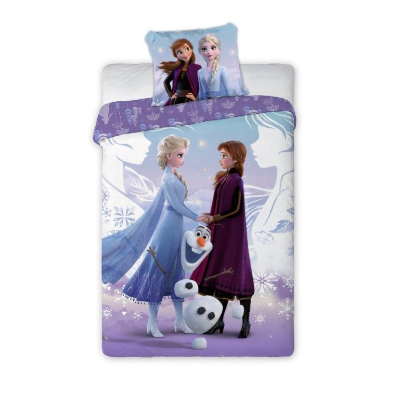 Dětské povlečení Anna, Elsa a Olaf 140x200 cm Dětské povlečení Anna, Elsa a Olaf 140x200 cm