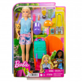 Panenka Barbie Malibu camping 29cm