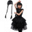 Dětský kostým Wednesday s parukou 110-122 M