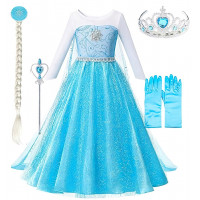 Dětský kostým ELSA star s doplňky 110-116 M