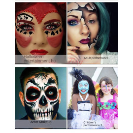 Dětská sada barev na obličej a tělo 16ks