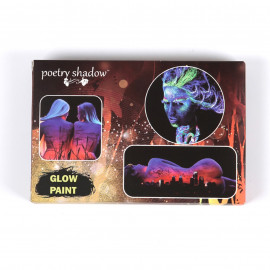 Dětská sada barev na obličej a tělo neonová 8ks