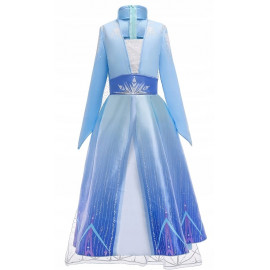 Dětský kostým ELSA s copánkem 98-104 S