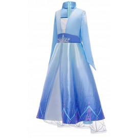 Dětský kostým ELSA s copánkem 98-104 S