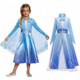 Dětský kostým ELSA s copánkem 98-104 S