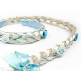 Dětský kostým ELSA s copánkem 98-104 S