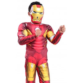 Dětský kostým Svalnatý Iron man s maskou 98-110 S Dětský kostým Svalnatý Iron man s maskou 98-110 S