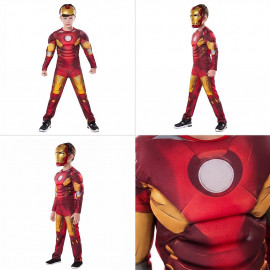 Dětský kostým Svalnatý Iron man s maskou 110-122 M
